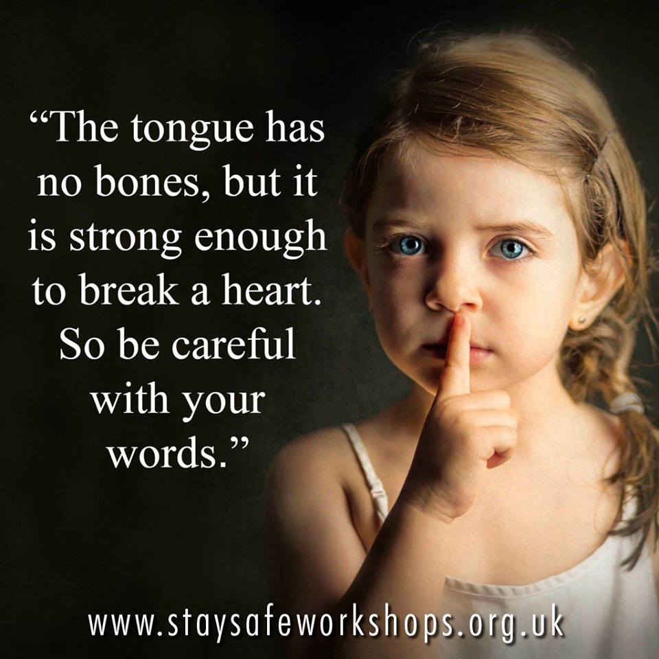 Stay Safe Workshops Be Careful With Your Words